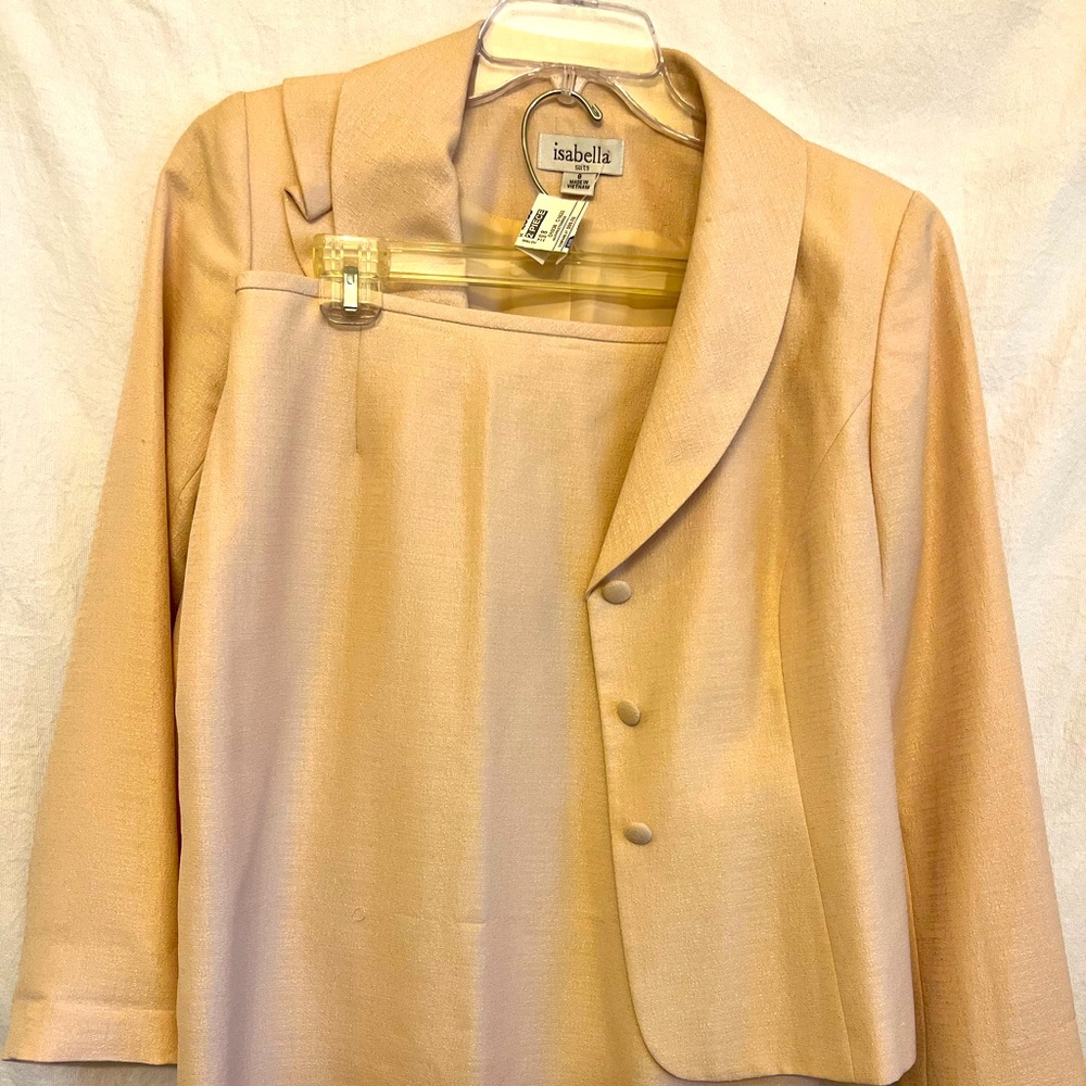 Women’s dresses-2 piece skirt suit by Isabella. New w/tags.Size 8  Dry Clean